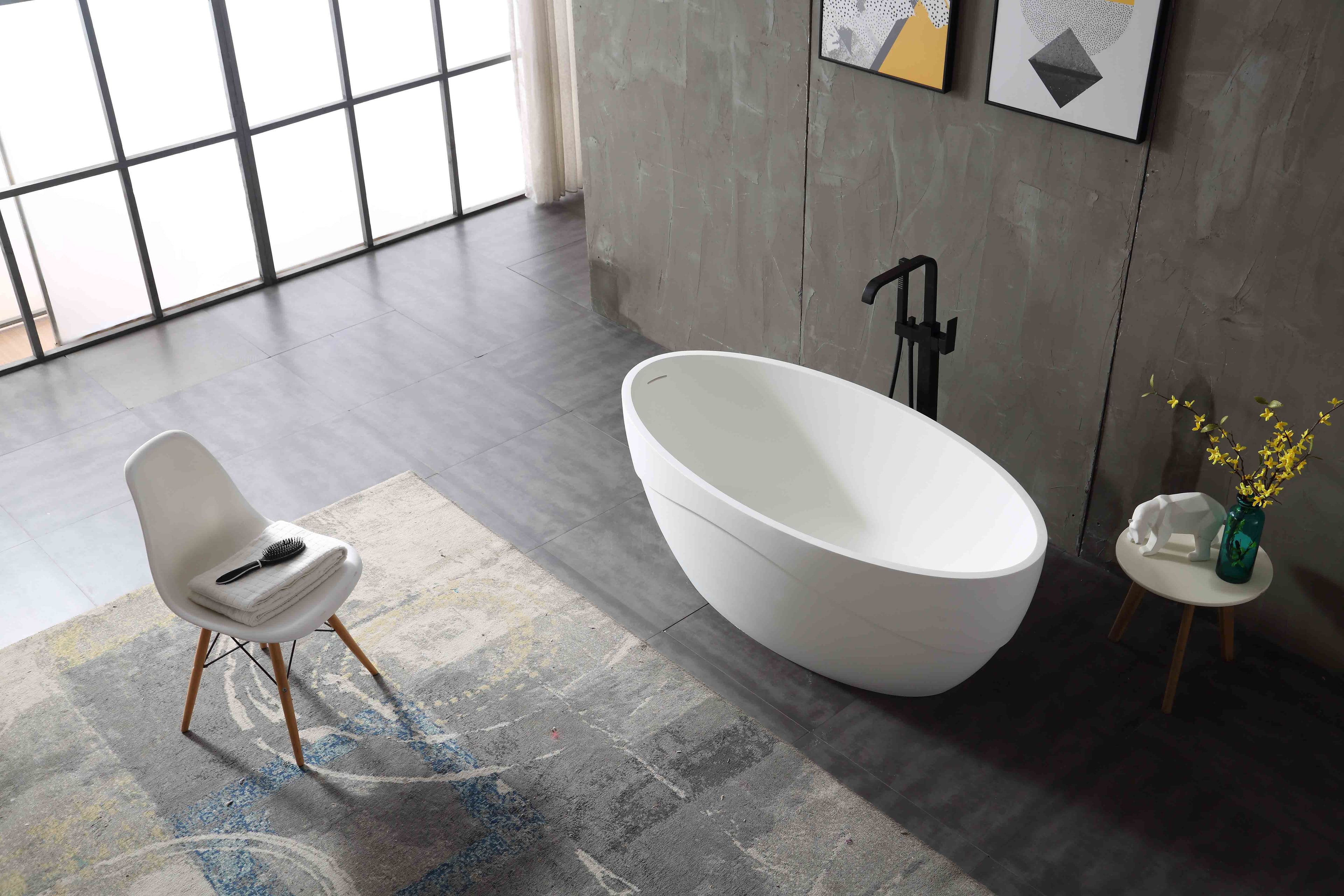 MonBlari XA-8809 solid surface bath top view