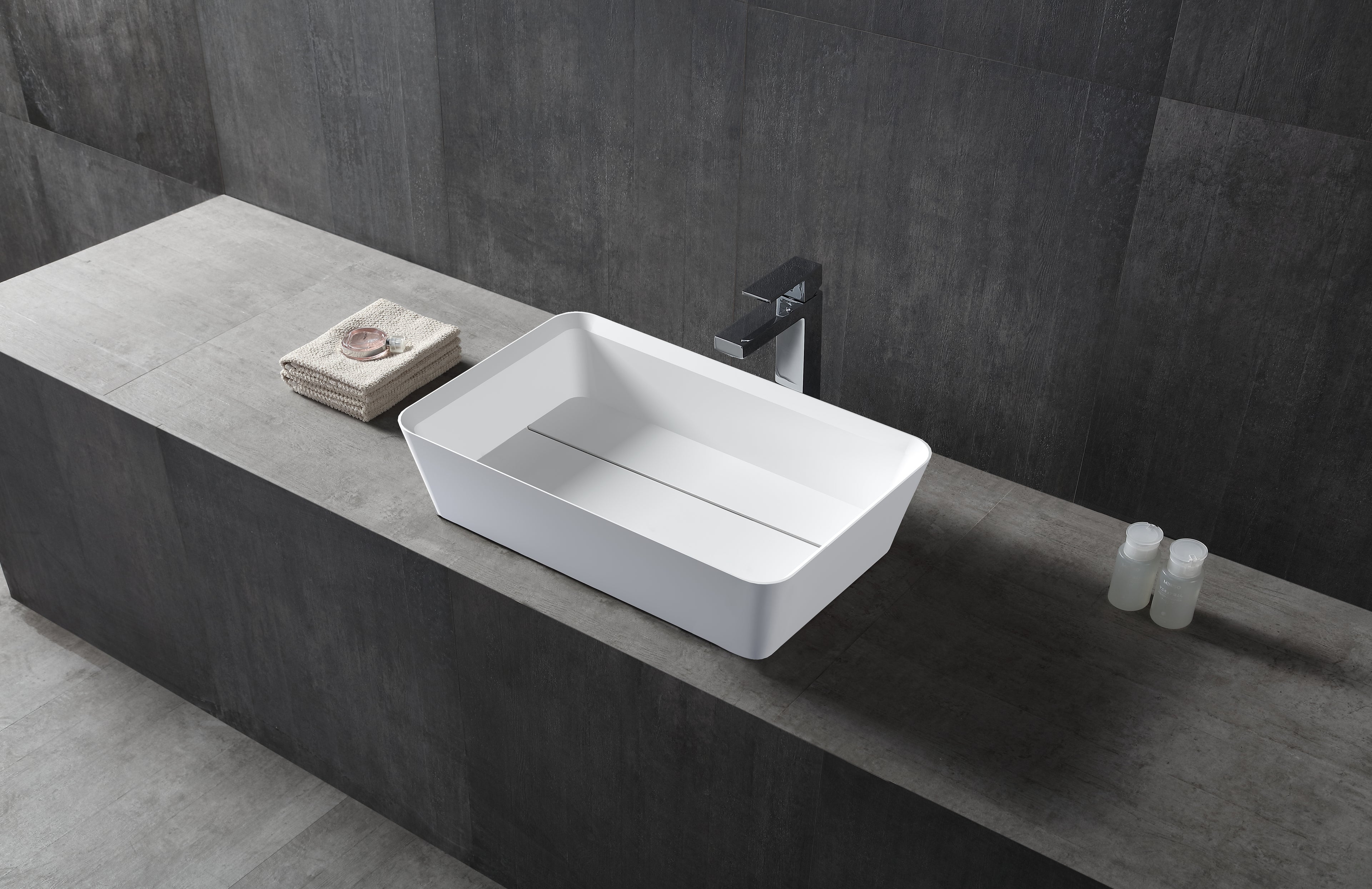 MonBlari XA-A36D countertop basin | solid surface bathroom sink