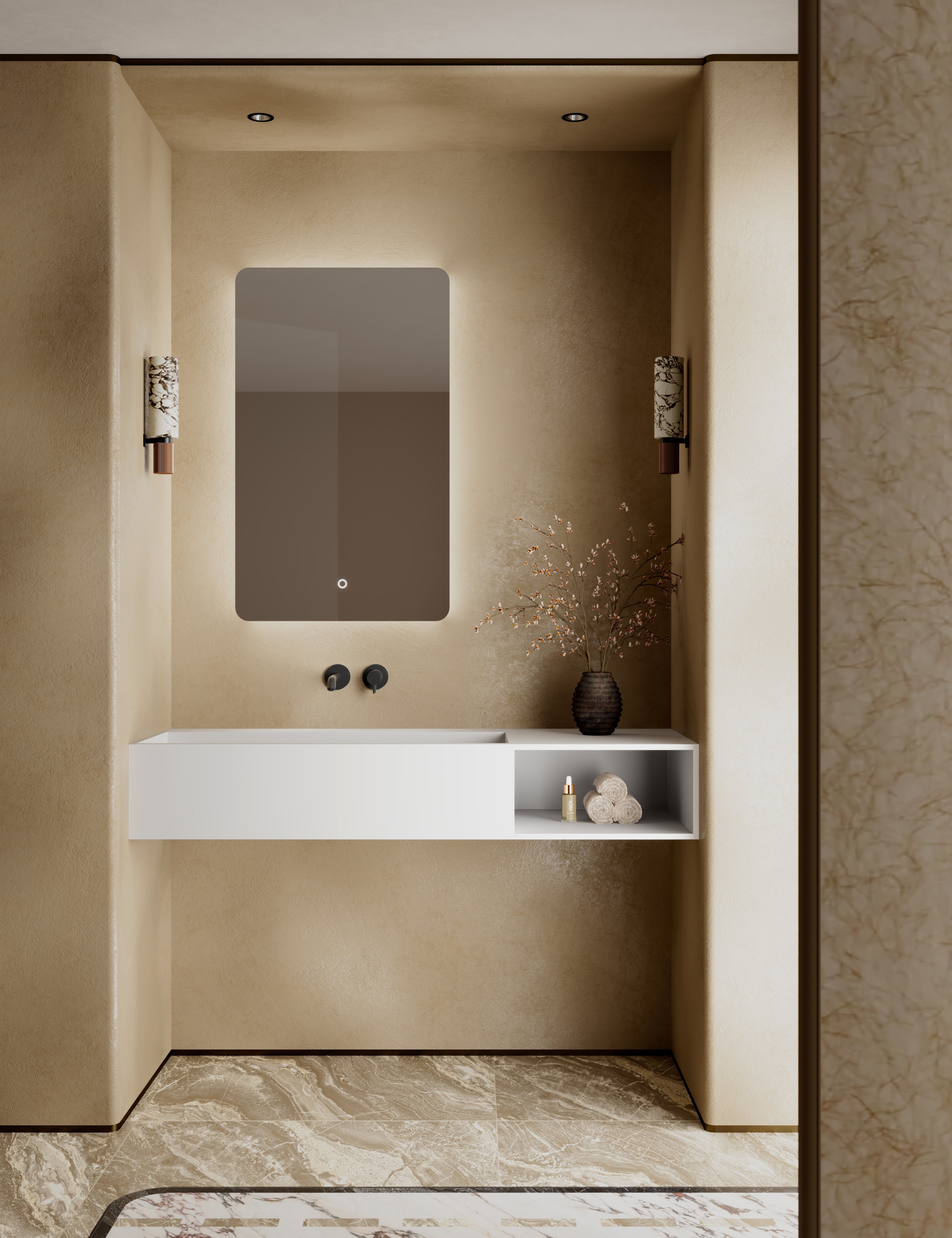 MonBlari XA-G62L/R wall-mounted basin