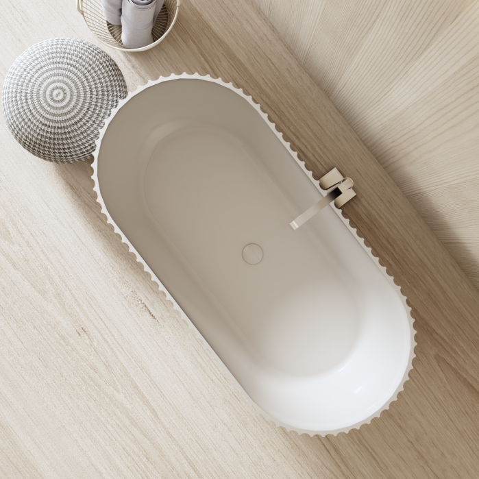 Monblari VENUS Series Wide Bath Side Top View