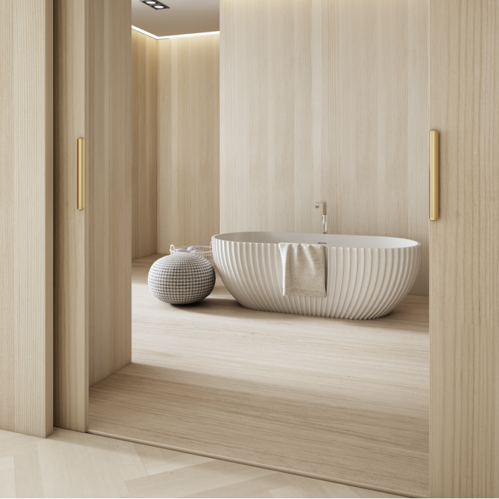 Monblari VENUS  Series Wide Bath Side View