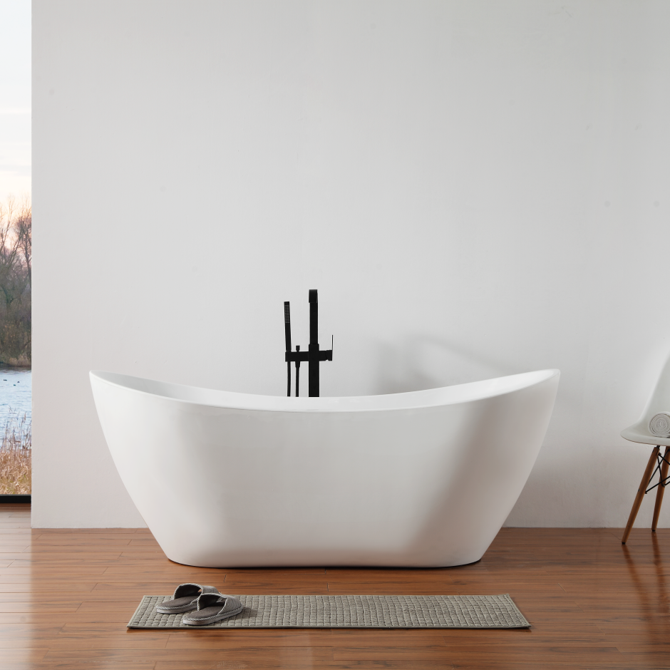 MonBlari TW-6675 Freestanding Bathtub-FrontView