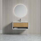 Monblari TW-2500 Vanity Units with Mirror - 1000mm - Front View