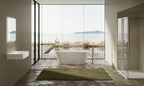 MonBlari TW-6611 Wide Oval Freestanding Bath Soaking Tub