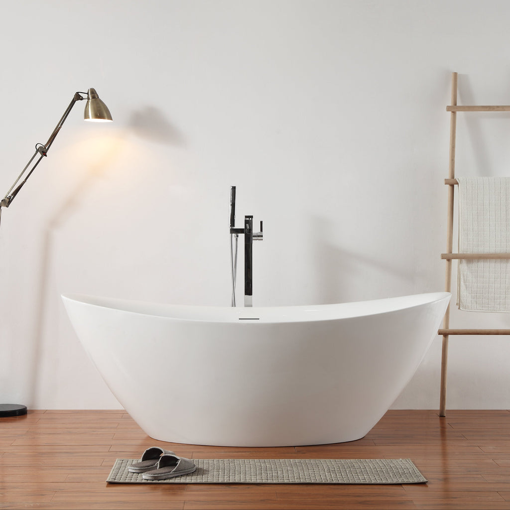 MonBlari TW-6676 Freestanding Bathtub-FrontView