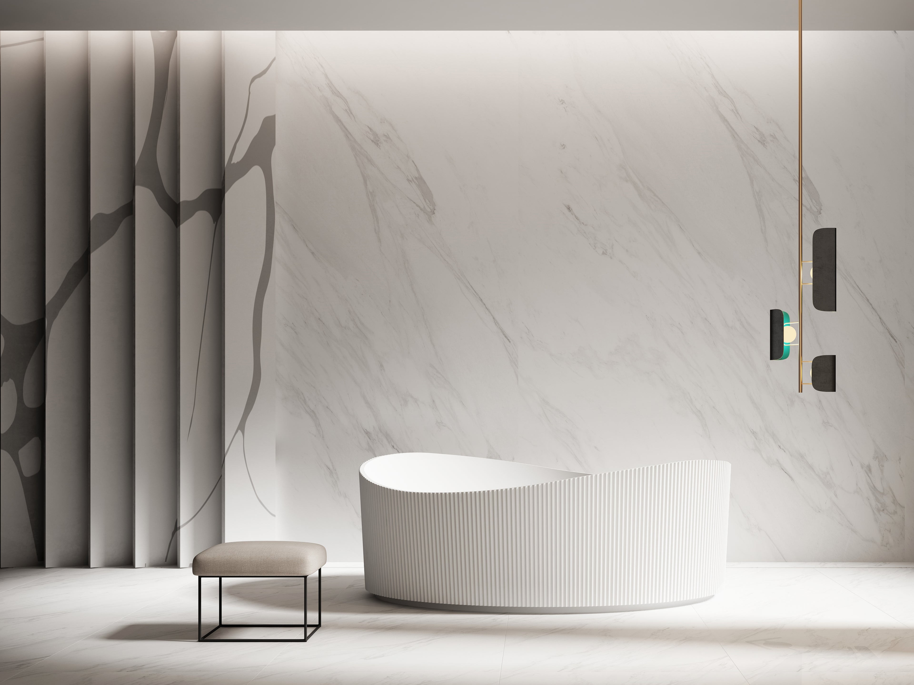 MonBlari TW-7190 Freestanding Bath Front View