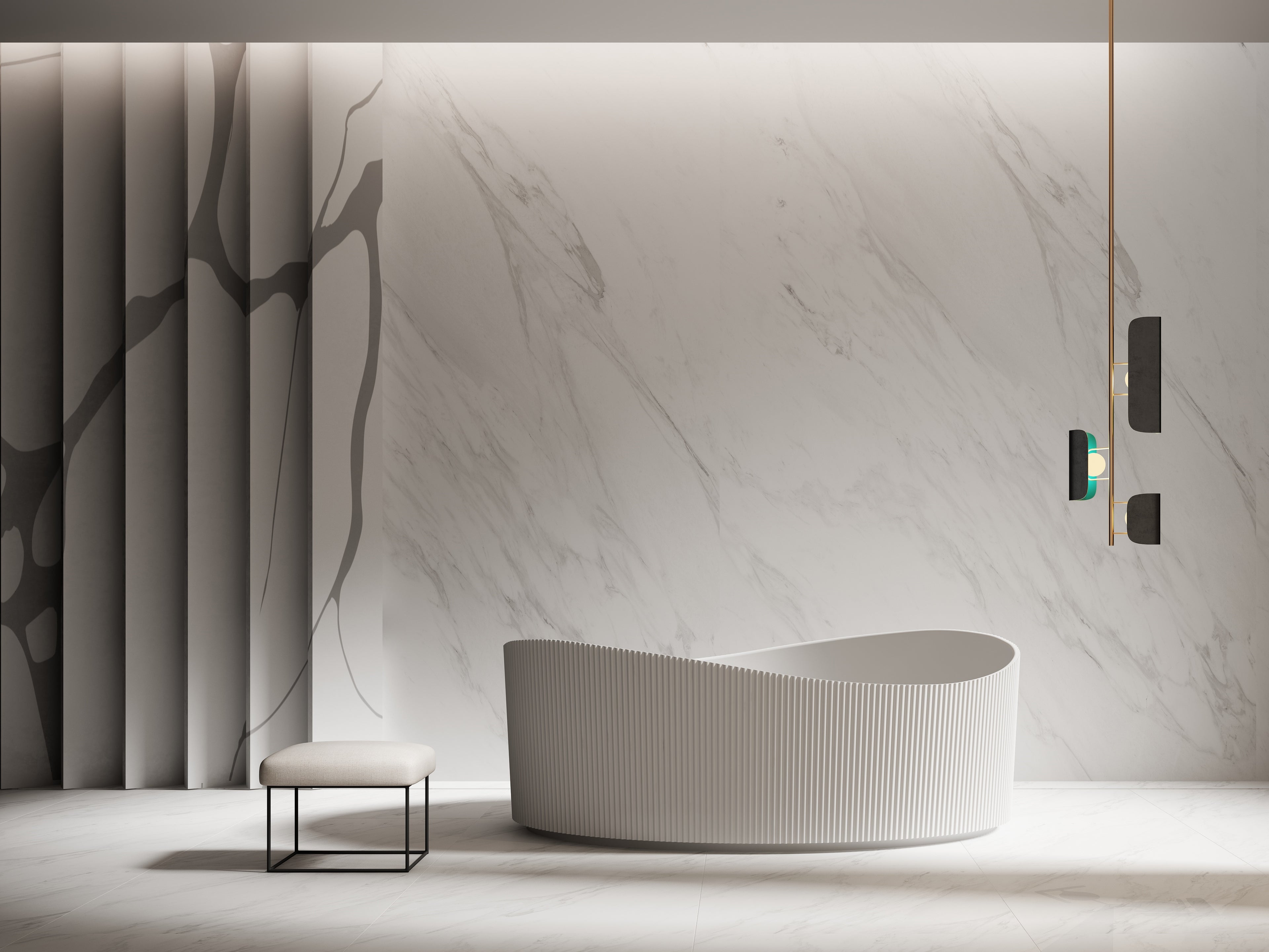 MonBlari TW-7190 Freestanding Bath Front View