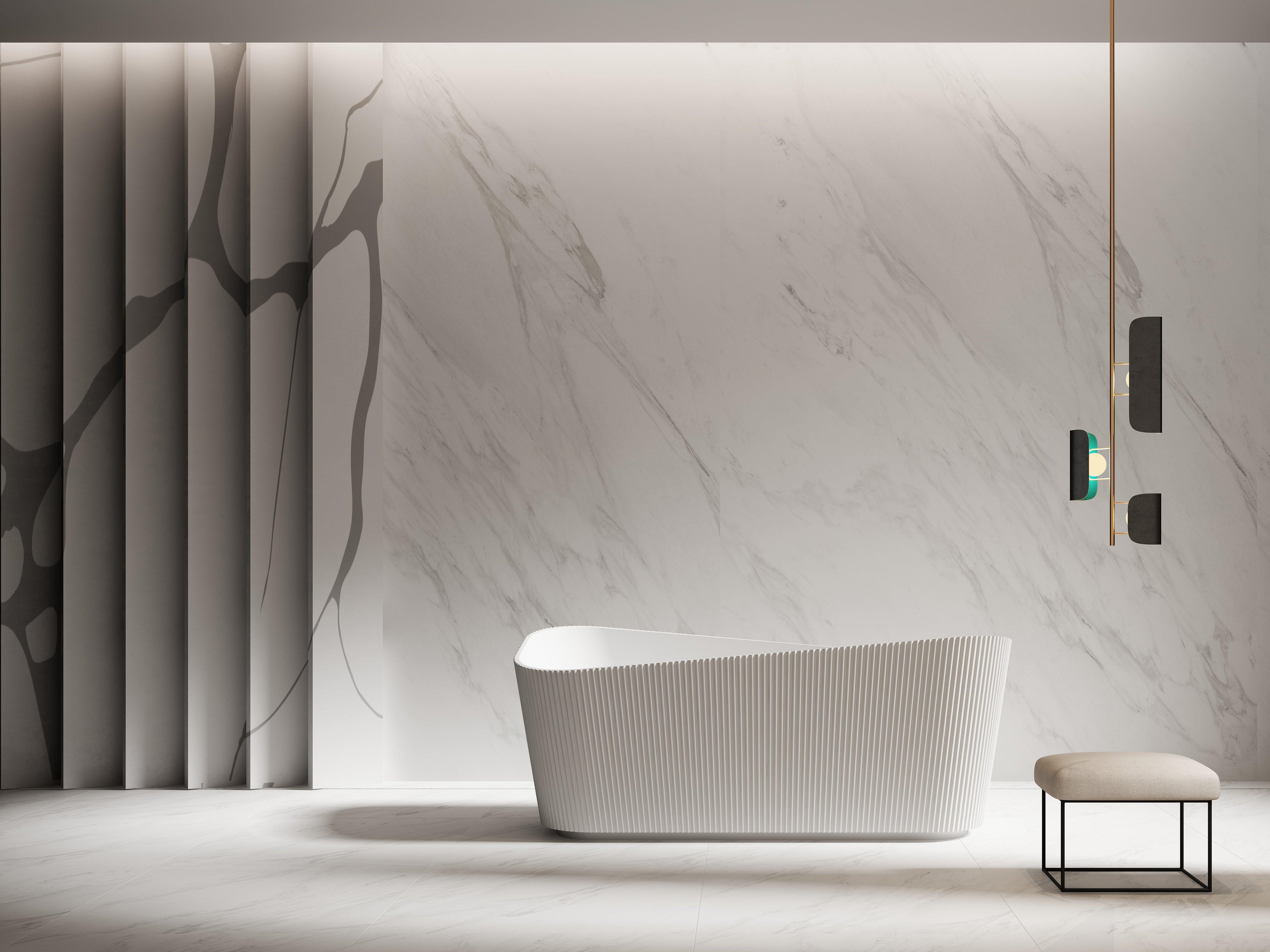 MonBlari TW-7191 Freestanding Bath Front View