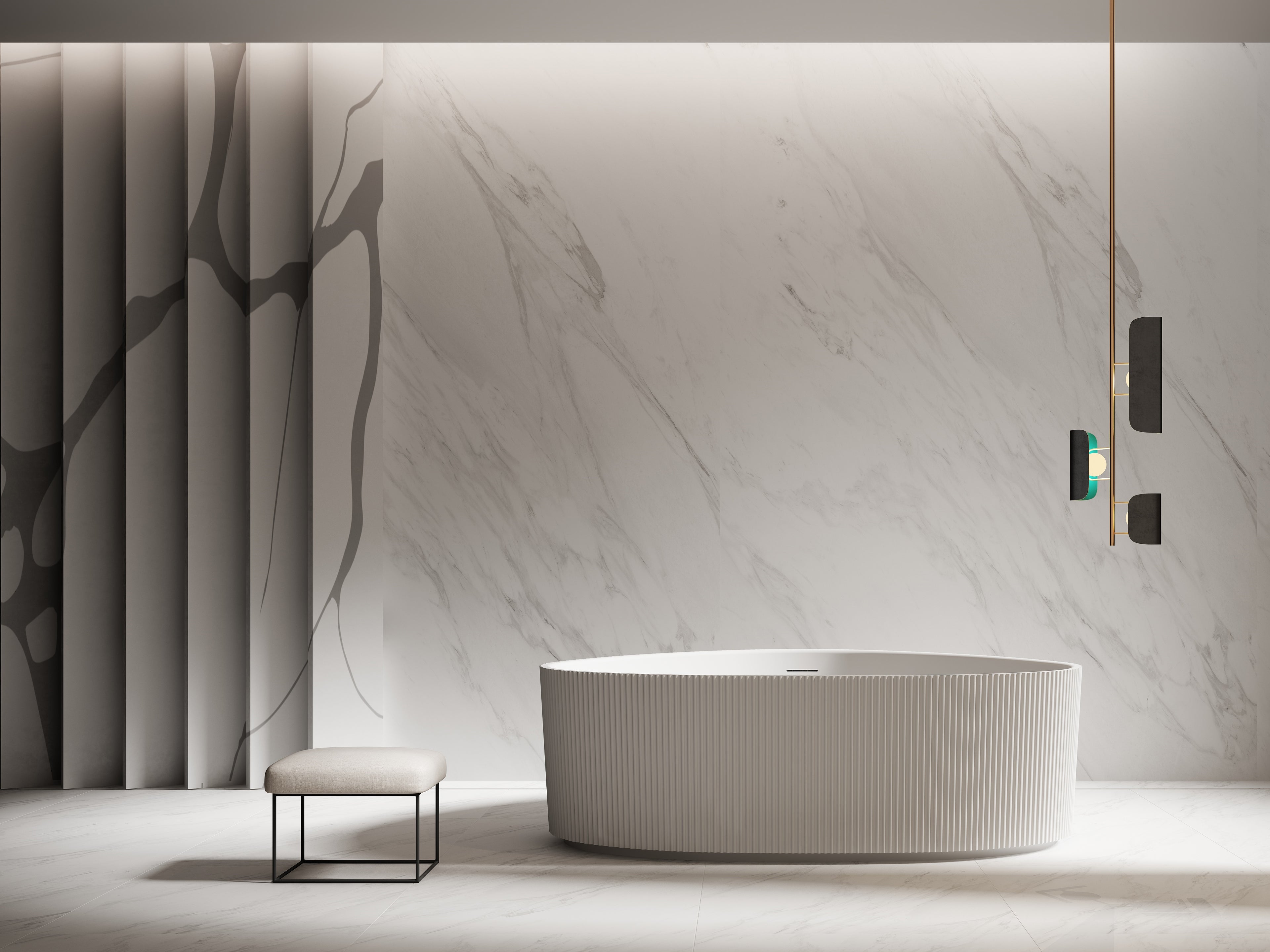 MonBlari TW-7196 Freestanding Bath Front View