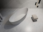MonBalri TW-7198 Freestanding Bath Diagonal Top View Close-up