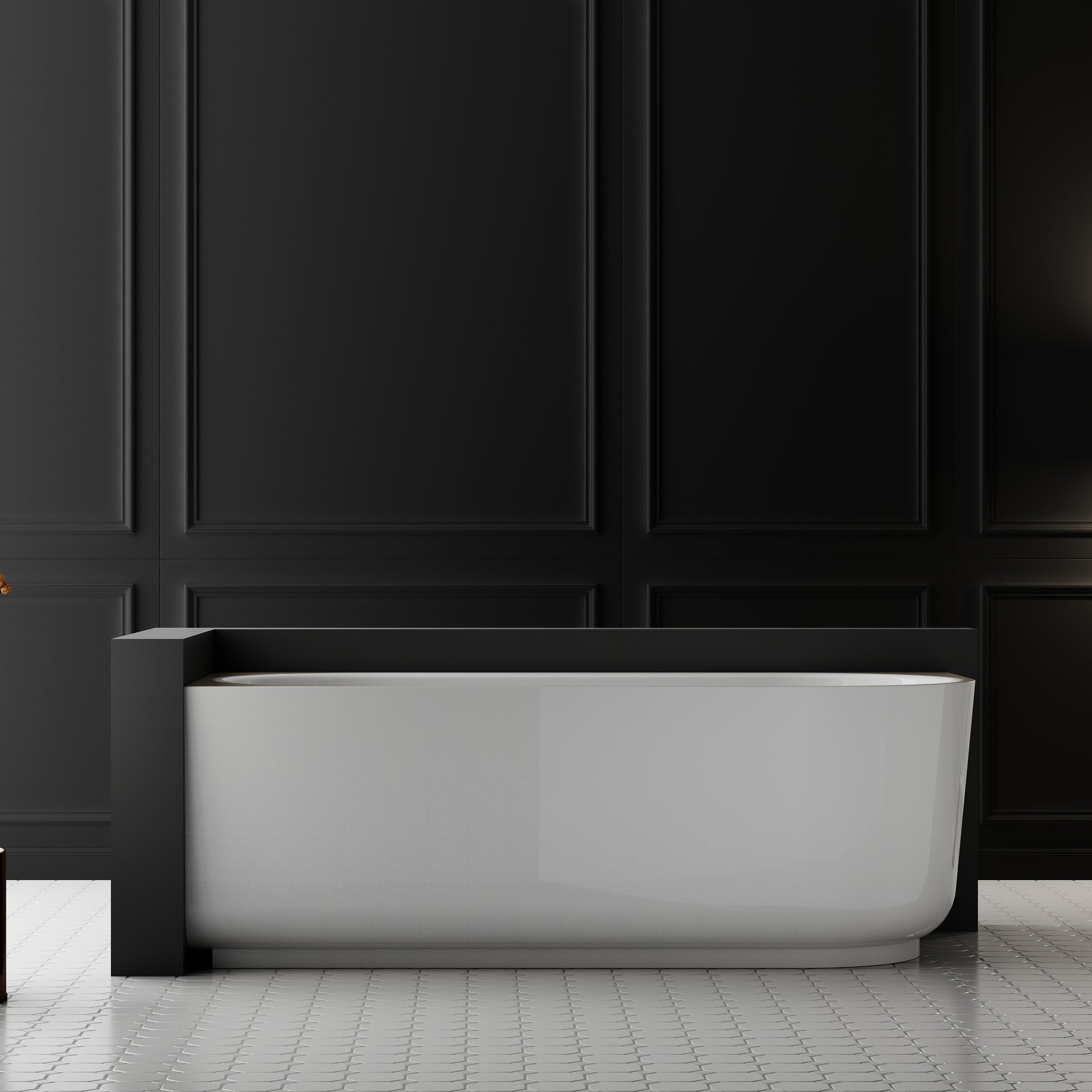 MonBlari TW-7313  Corner Bath-FrontView
