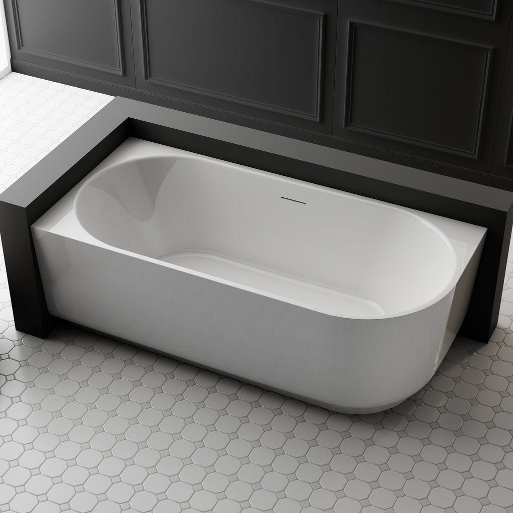 MonBlari TW-7313  Corner Bath-SideTopView