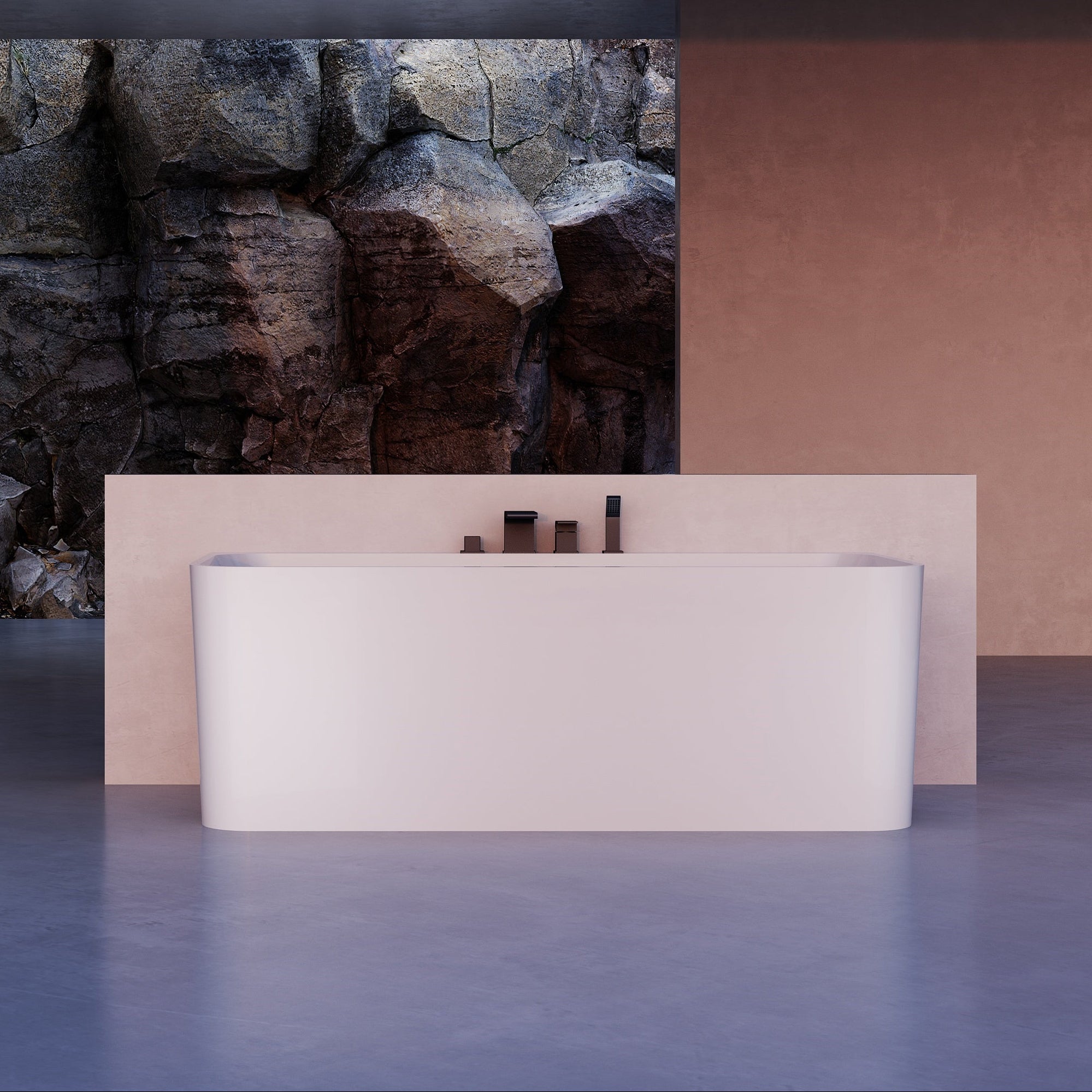 MonBlari TW-7581 Wall-Mounted Bath-FrontView