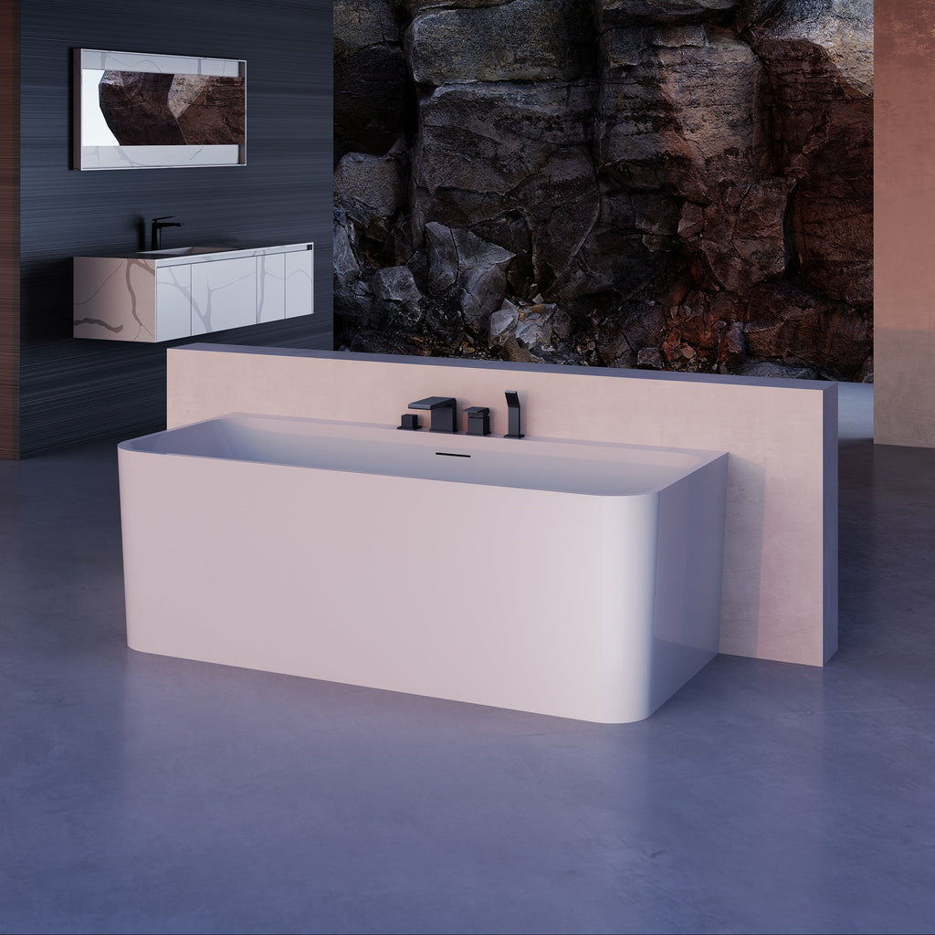 MonBlari TW-7581 Wall-Mounted Bath-SideView