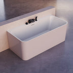MonBlari TW-7581 Wall-Mounted Bath-LeftTopView