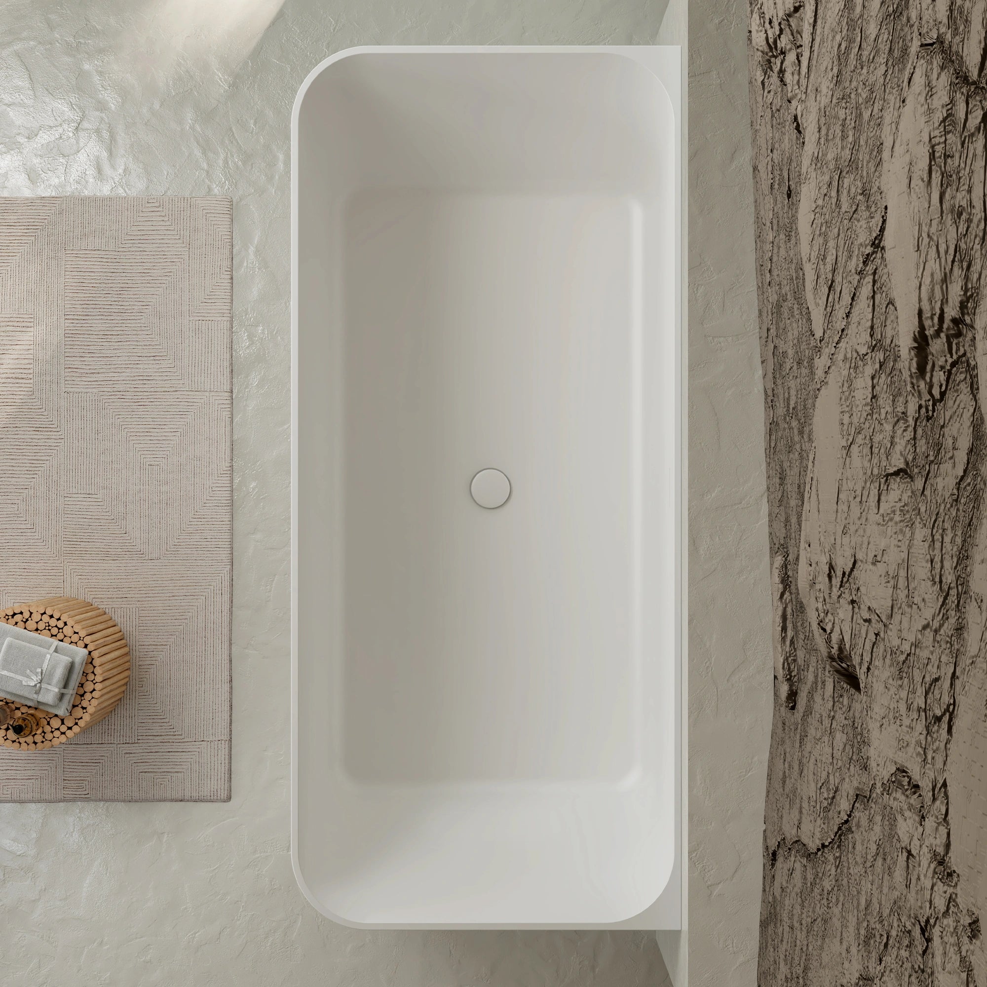 MonBlari TW-8506 Corner Bath-TopView