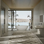 MonBlari TW-8507 Solid Surface Freestanding Soaking Tub