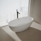 MonBlari TW-8507 Solid Surface Freestanding Soaking Tub