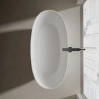 MonBlari TW-8507 Solid Surface Freestanding Soaking Tub