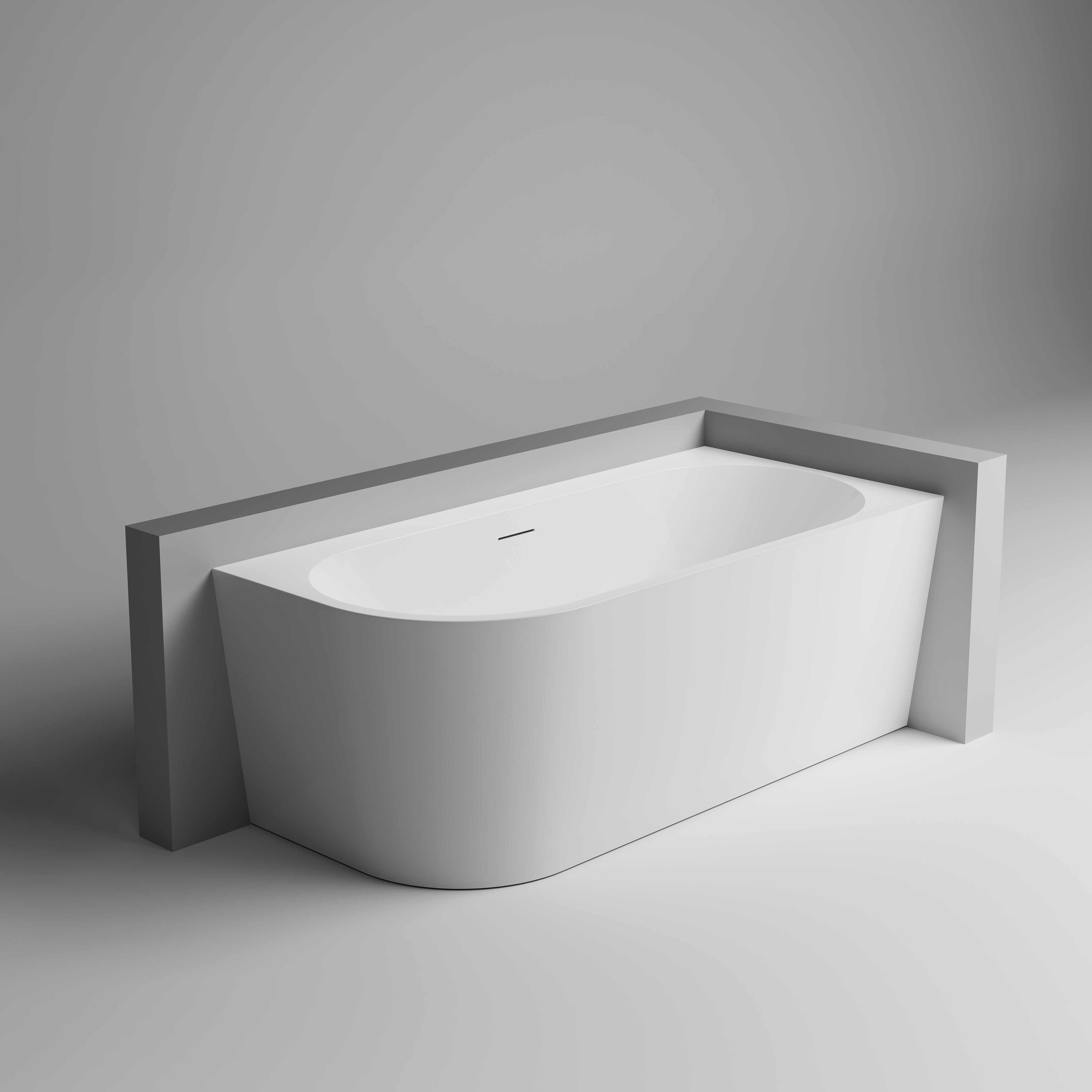  XA-193A Corner Bath | MonBlari-Diagonal View