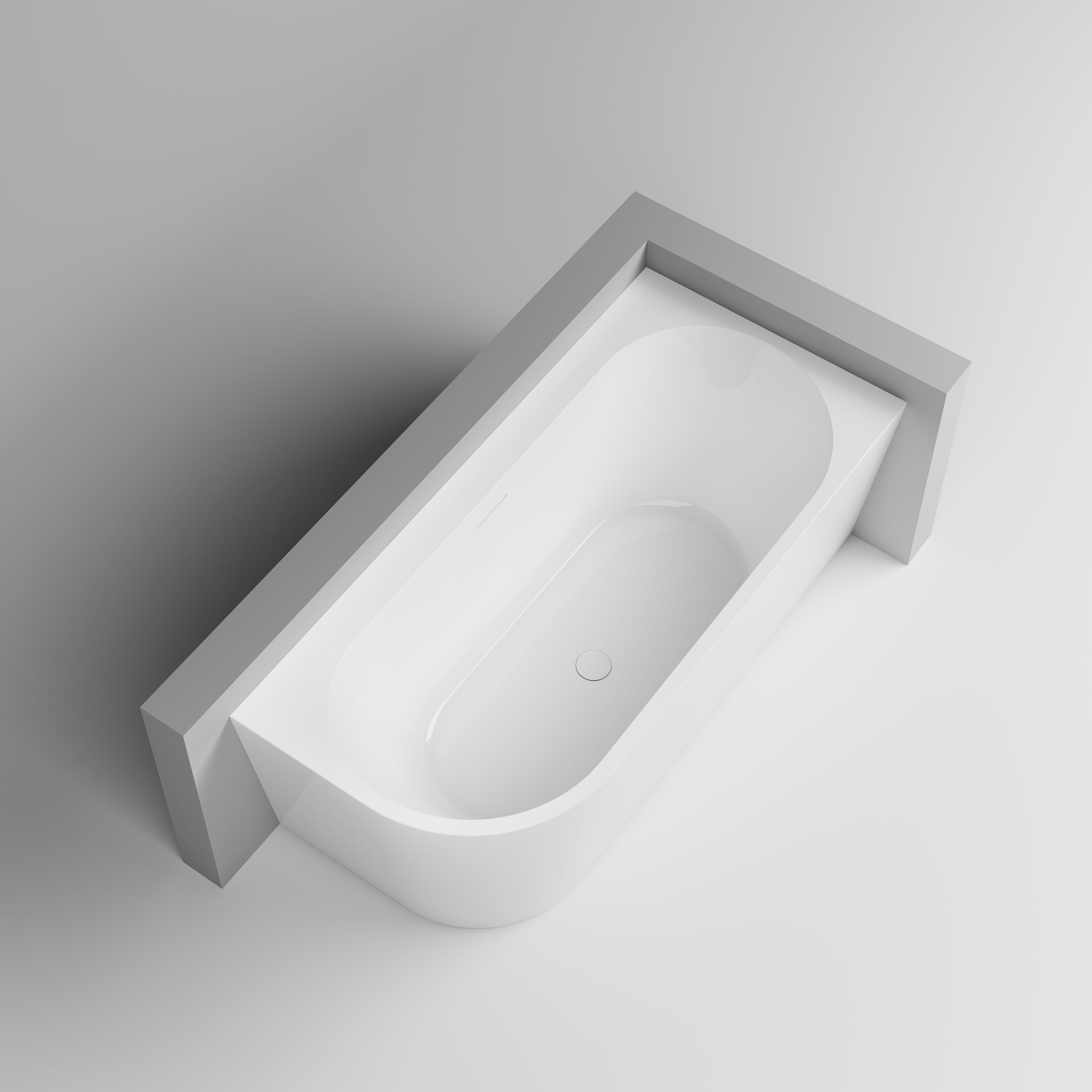 XA-193A Corner Bath | MonBlari-TopView