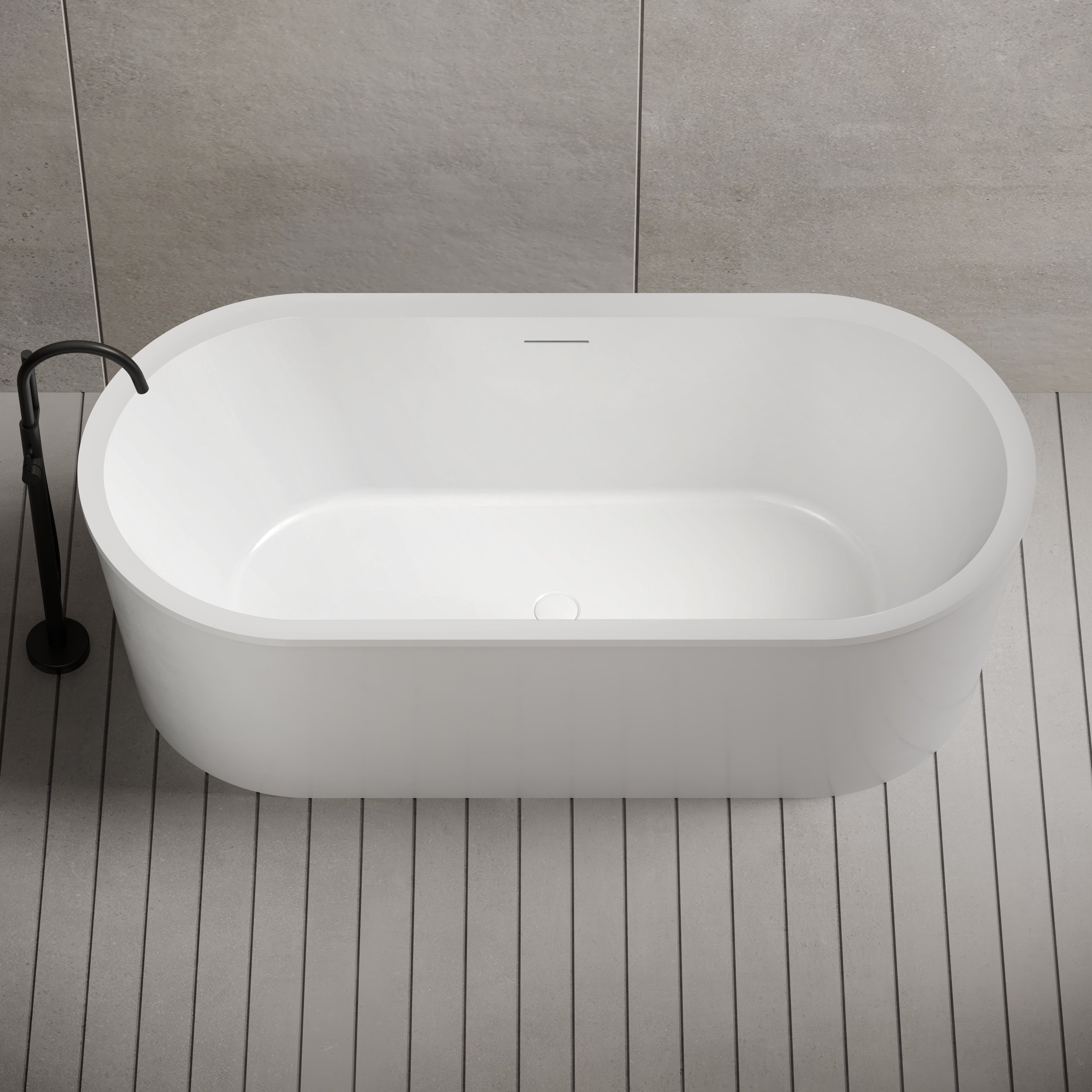 XA-201 Freestanding Bath | MonBlari-FrontTopView
