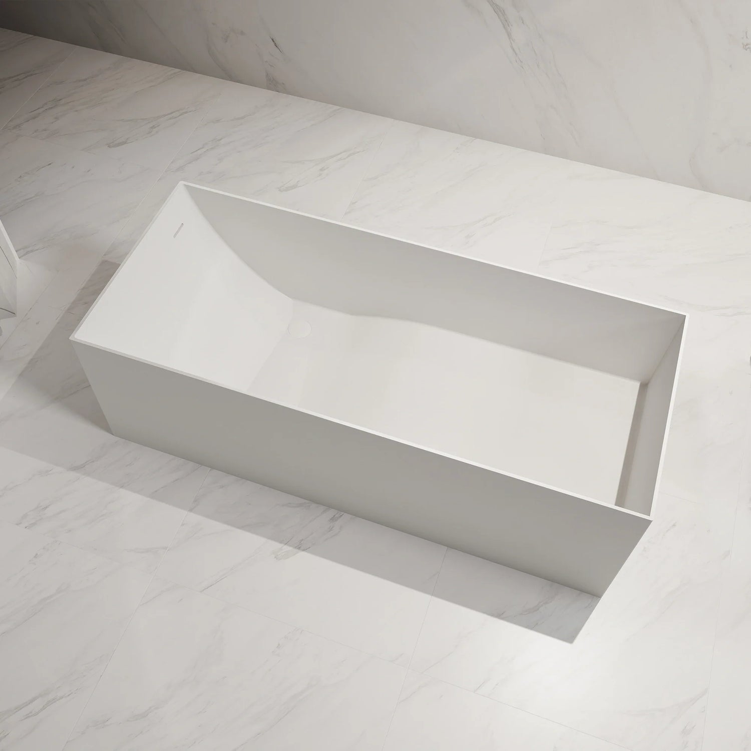 MonBlari XA-8572 Freestanding Bath - SideTopView