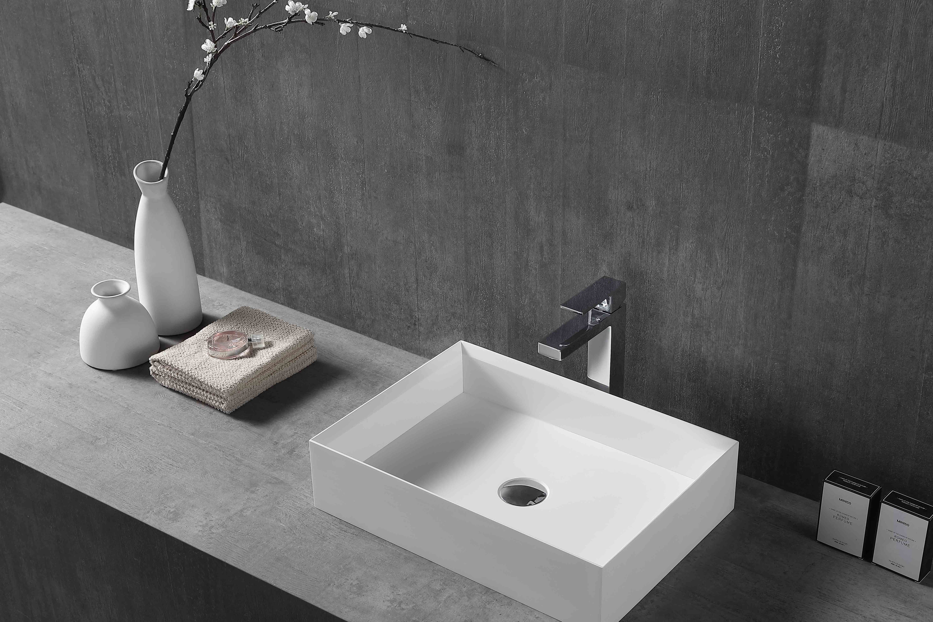 MonBlari XA-A32C Solid Surface Countertop Basin