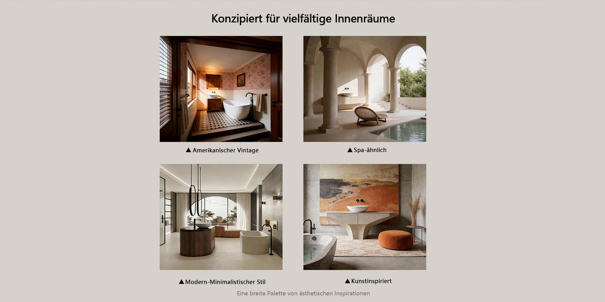 MonBlari XA-A72 Mineralwerkstoff-Waschbecken