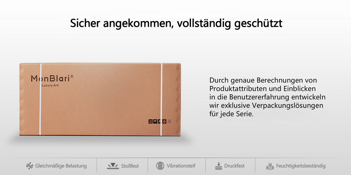 MonBlari XA-A72 Mineralwerkstoff-Waschbecken