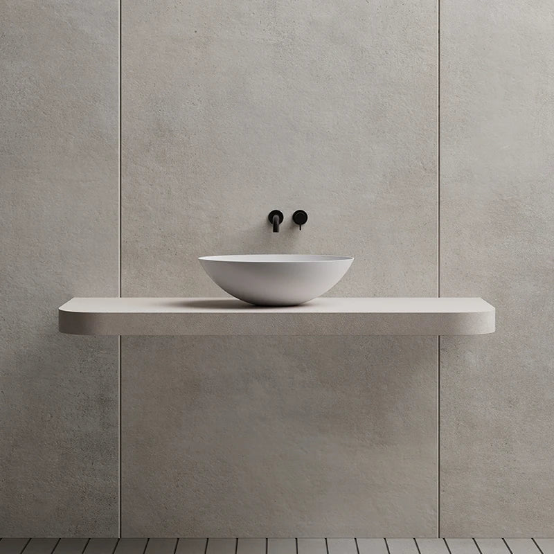 MonBlari XA-A72 Solid Surface Basin Front View