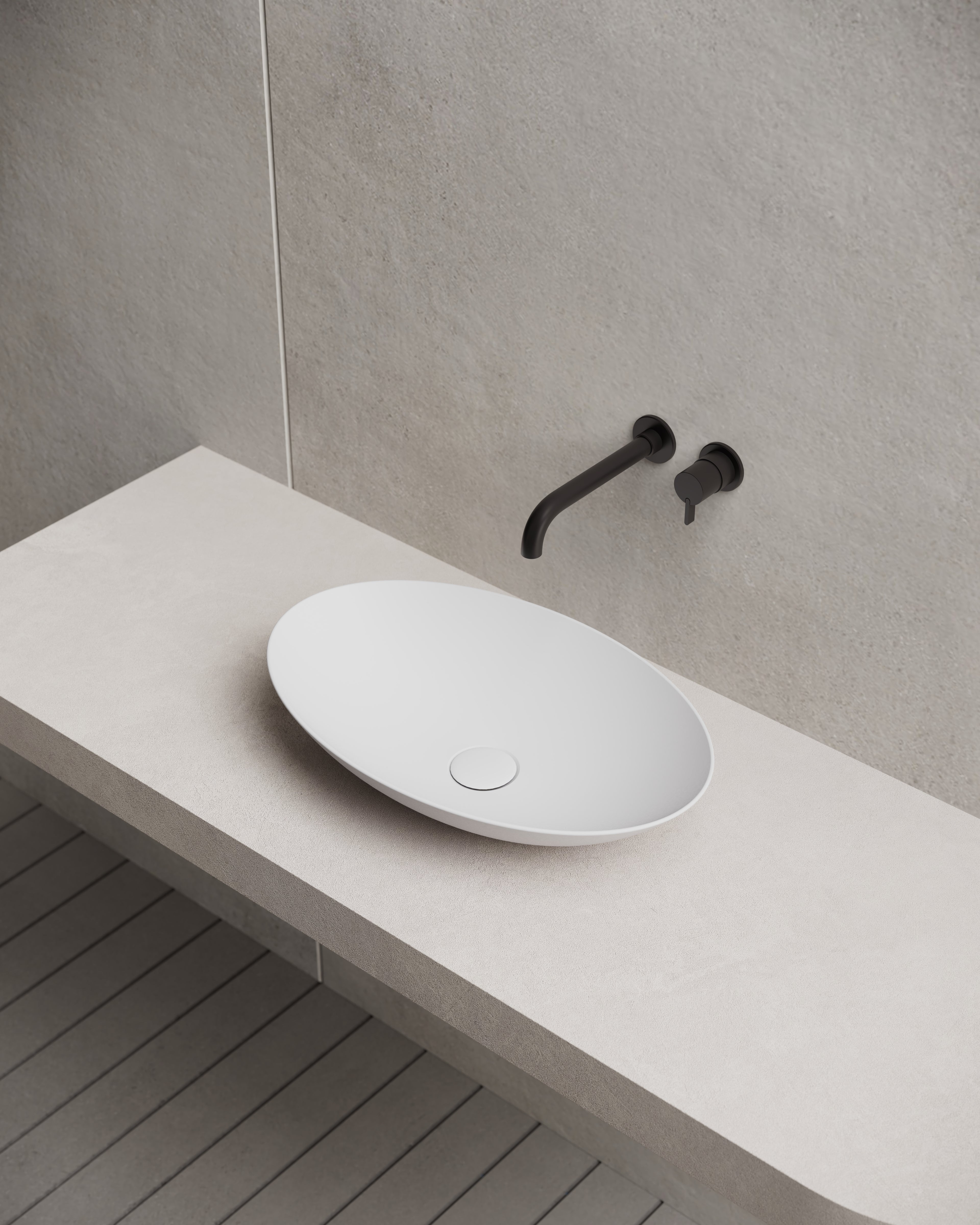 MonBlari XA-A73 Solid Surface Countertop Basin