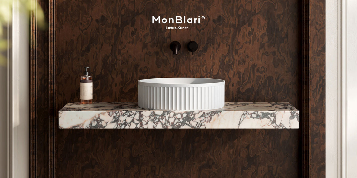 MonBlari TW-A8129 Waschbecken aus Solidsurface