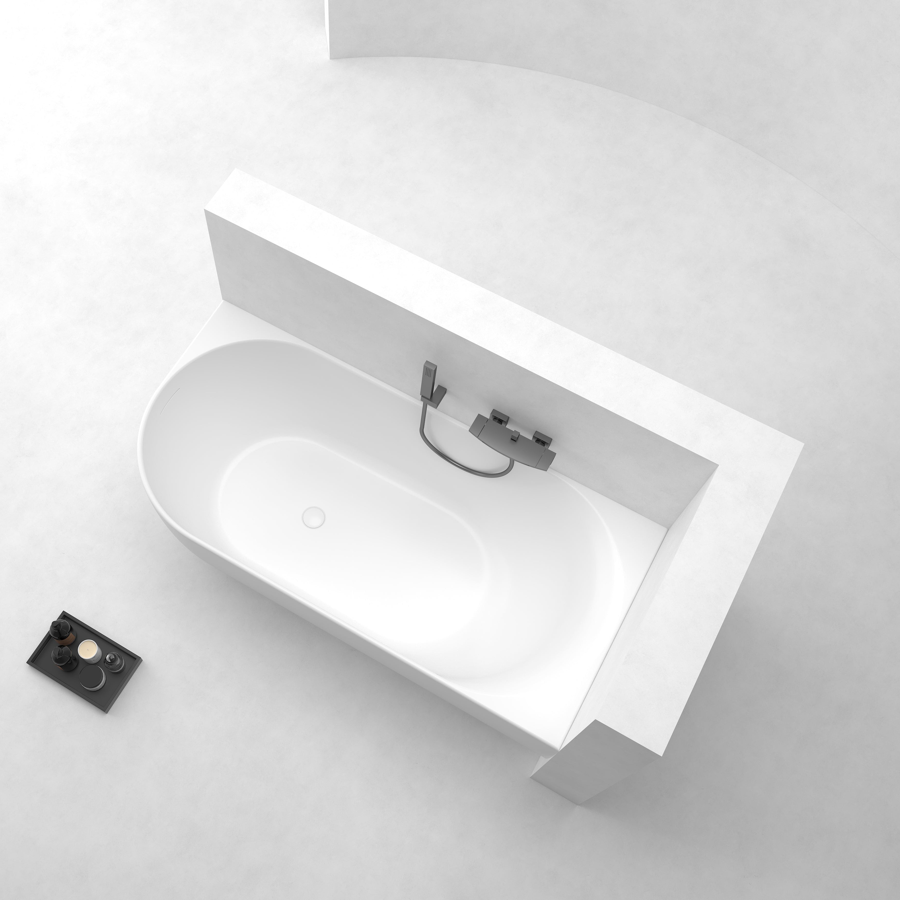 MonBlari XY-1003 Corner Bath-TopView