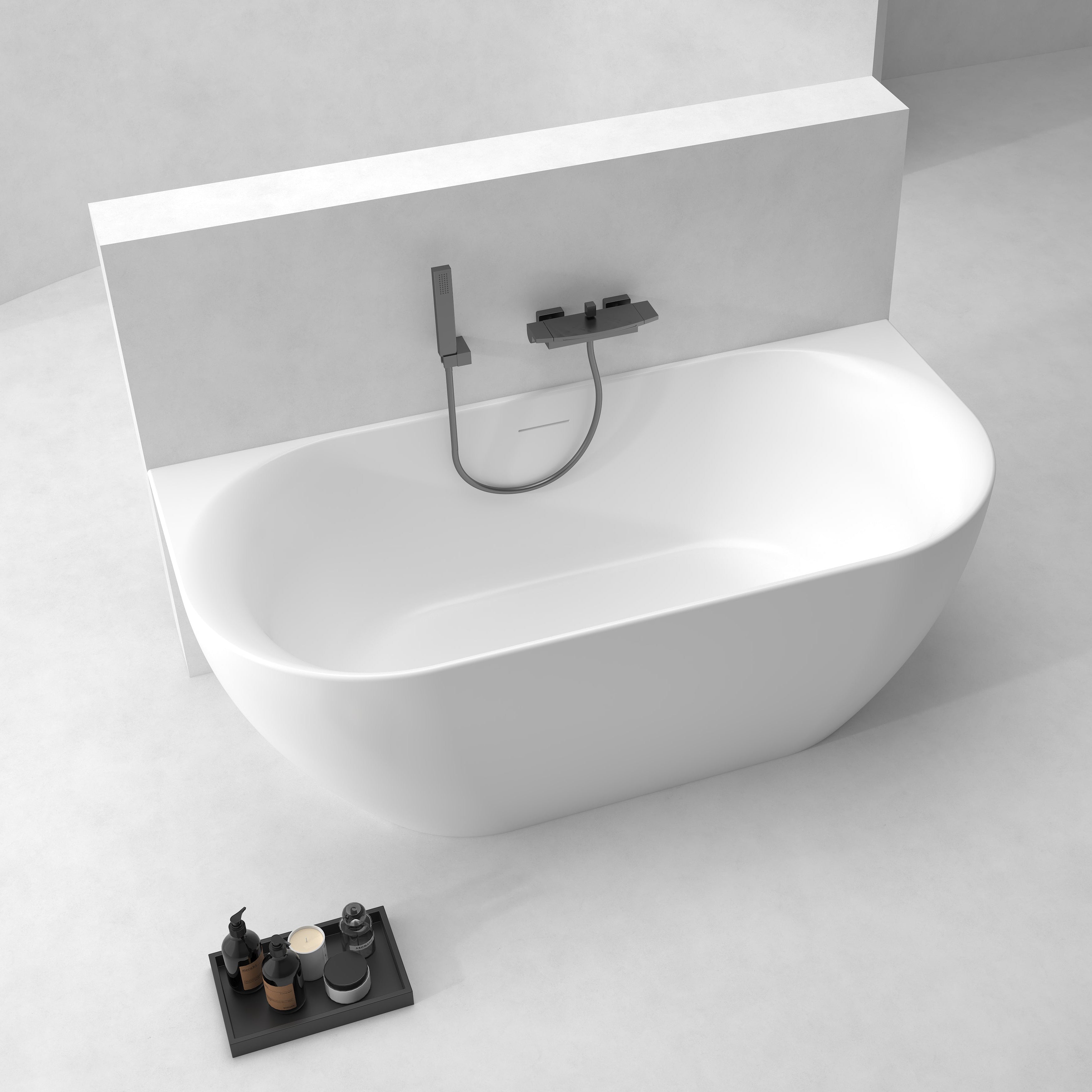 MonBlari XY-1006 Wall-Mounted Bath-SideTopView