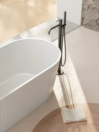 MonBlari XY-2001 Freestanding Bath Diagonal View Close-up
