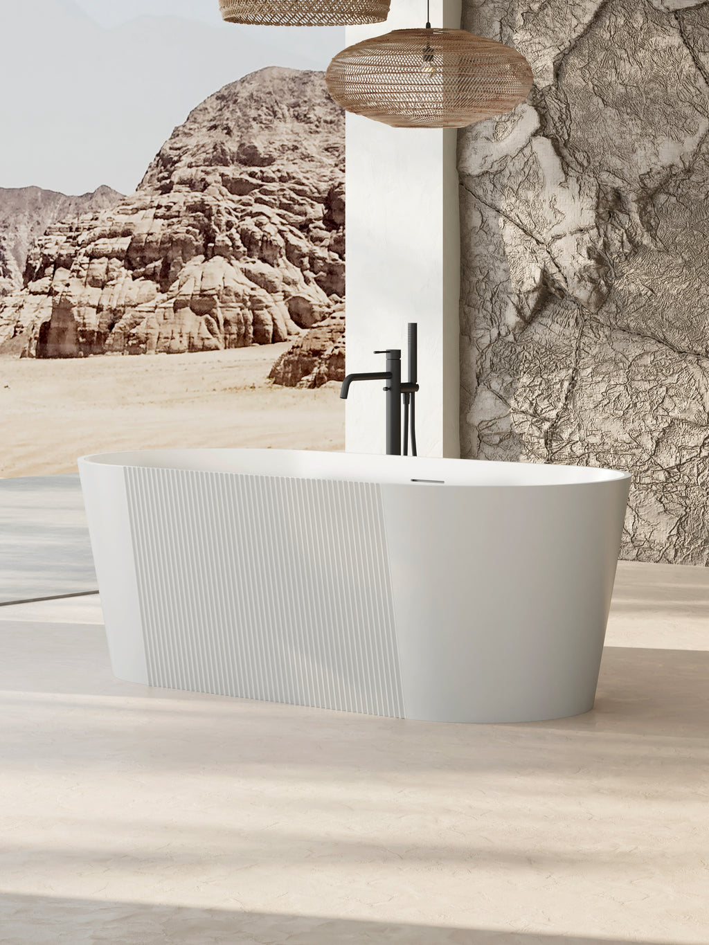 MonBlari XY-2001 Freestanding Bath Front View