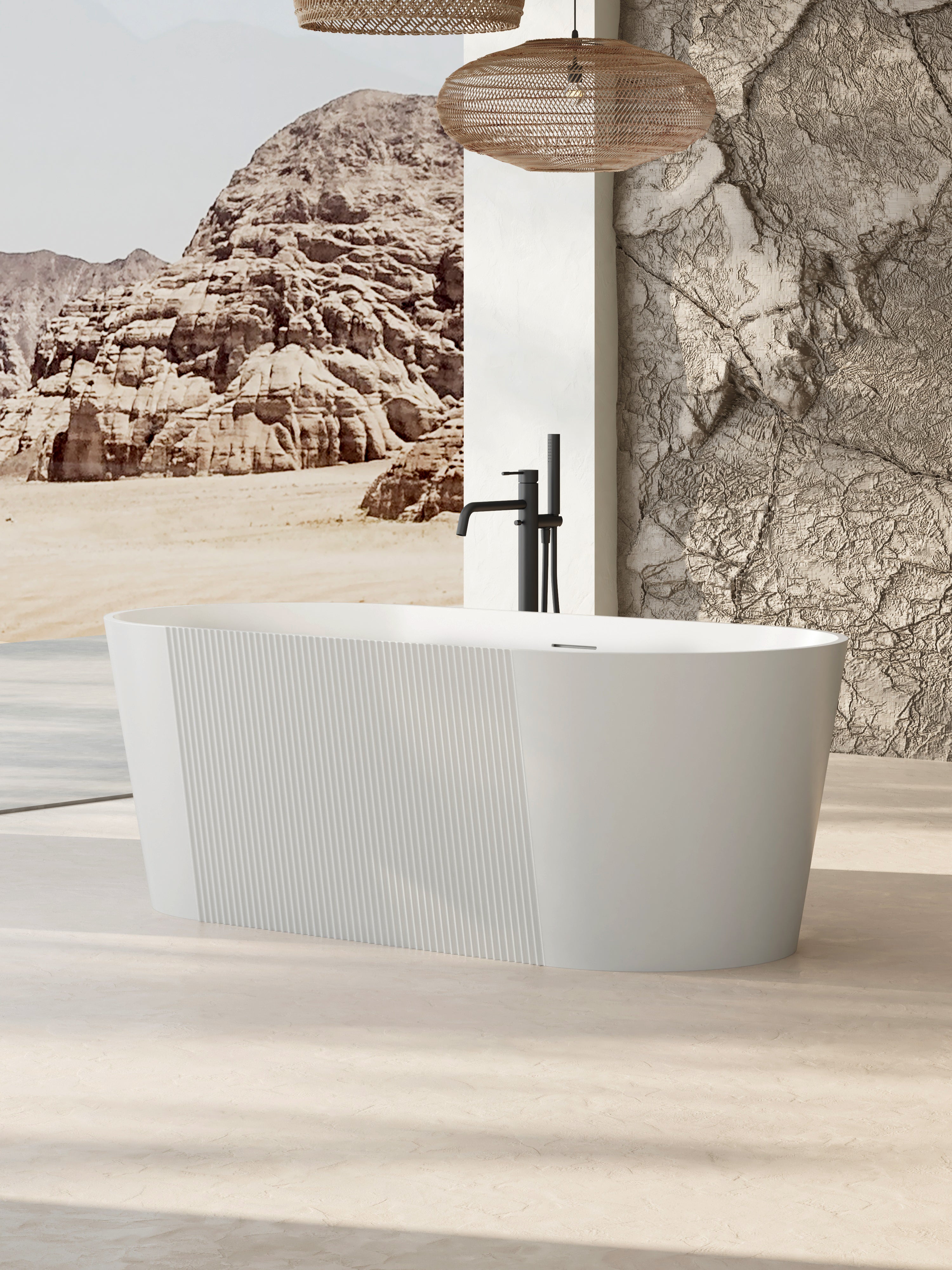 MonBlari XY-2001 Freestanding Bath Front View