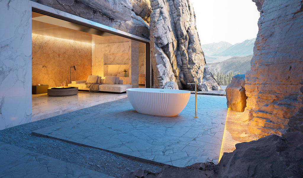 MonBlari XY-5007 Freestanding Bath Right Side View