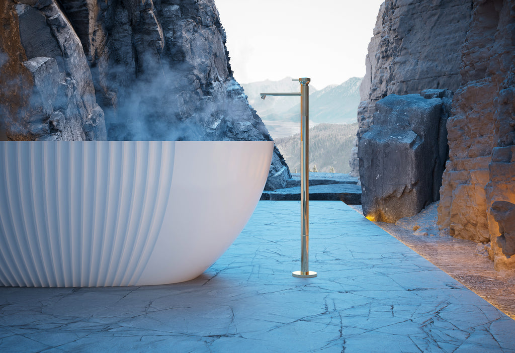 MonBlari XY-5007 Freestanding Bath Right Side Close-up