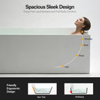 MonBlari TW-8572 Freistehende Badewanne