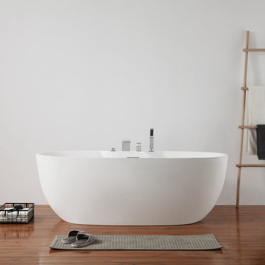 MonBlari TW-6680 Freestanding Bathtub-FrontView