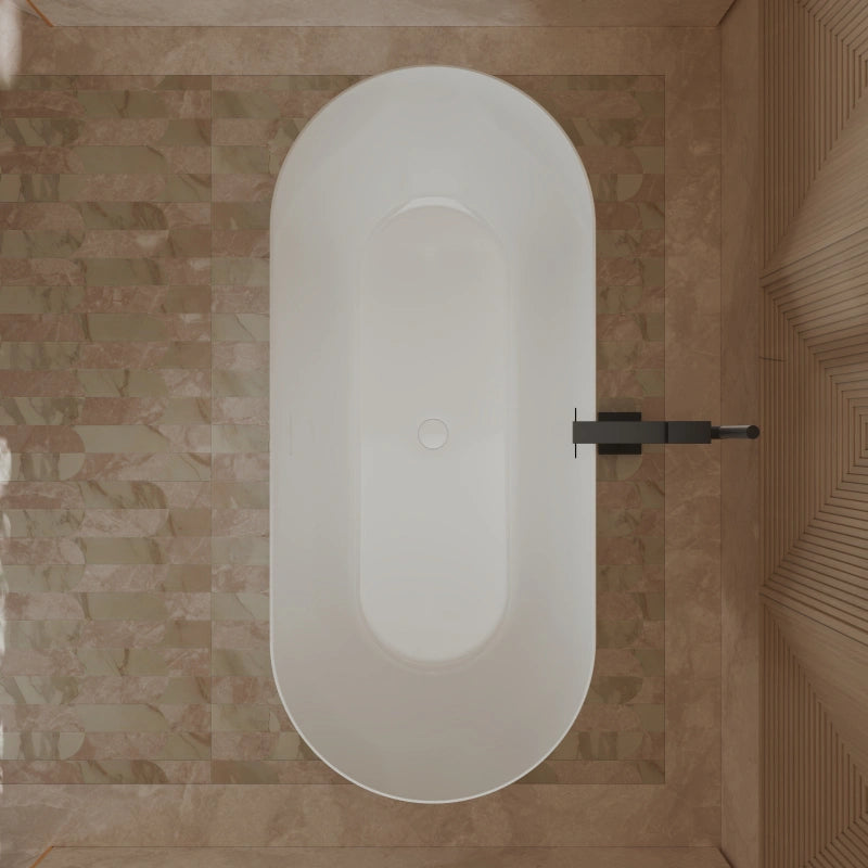 Modern luxury freestanding soaking tub TW-6611 for contemporary bathroom design by MonBlari