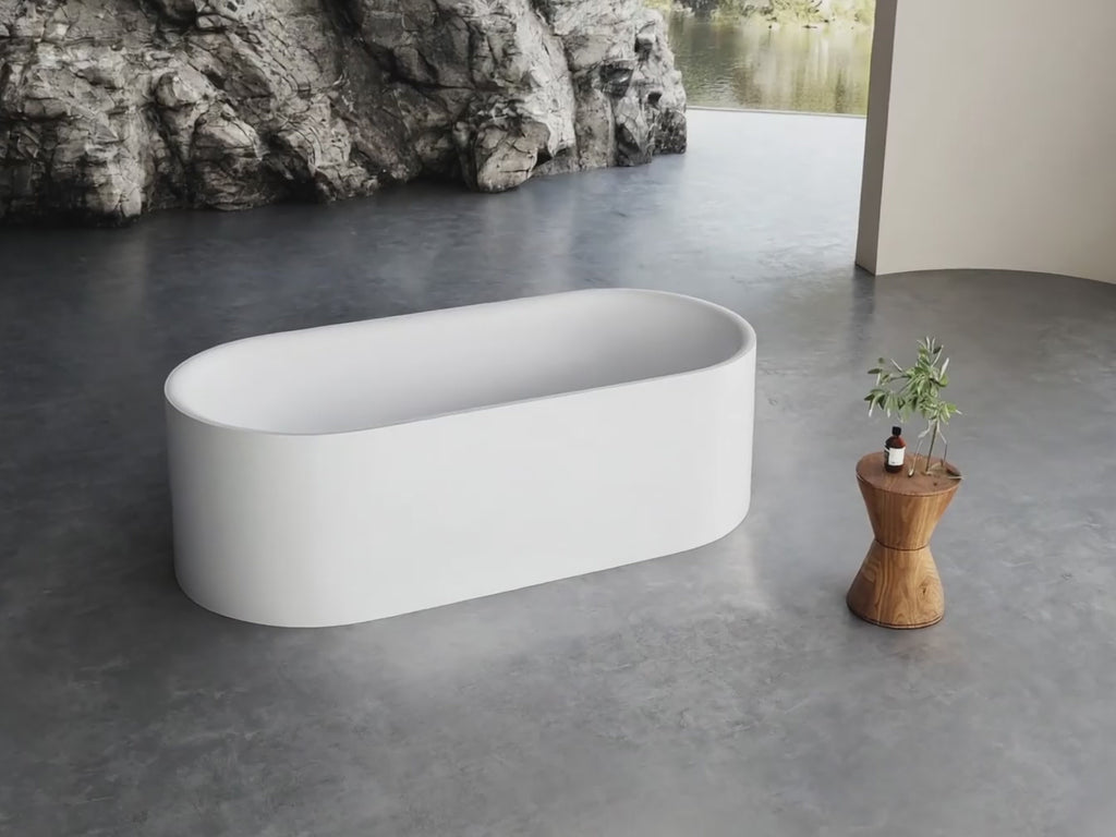 XA-060 Breite ovale Badewanne | MonBlari
