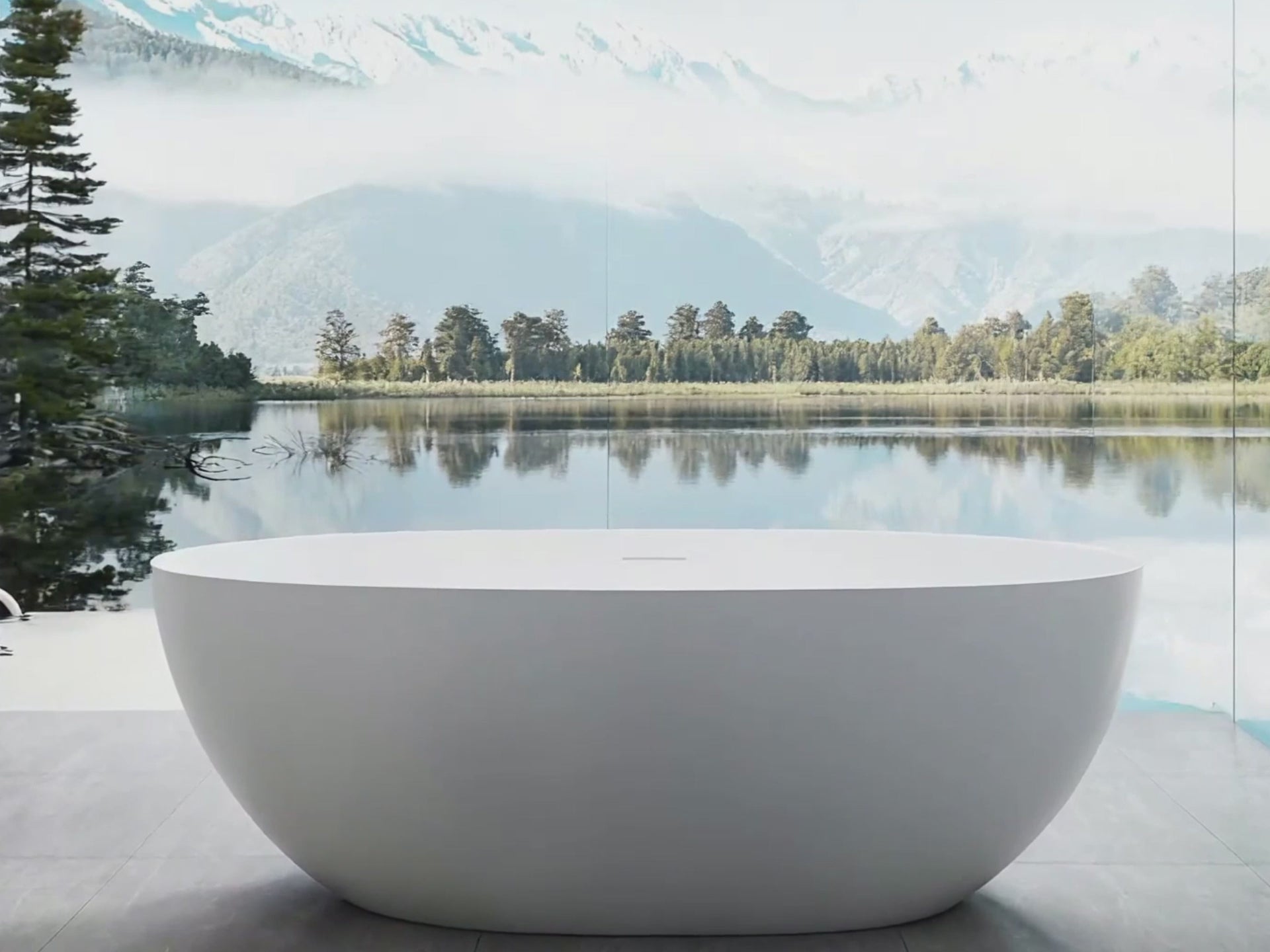 MonBlari TW-8507 Freistehende Badewanne